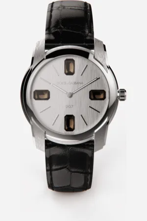 Dolce & Gabbana Steel Watch With Smoky Quartz - Man Watches Onesize