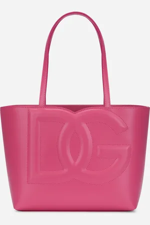 Dolce & Gabbana Small Calfskin Logo Shopper - Woman Tote Bags Leather Onesize