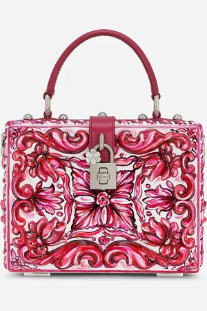 Dolce & Gabbana Dolce Box Handbag - Woman Handbags Multi-colored Fabric Onesize