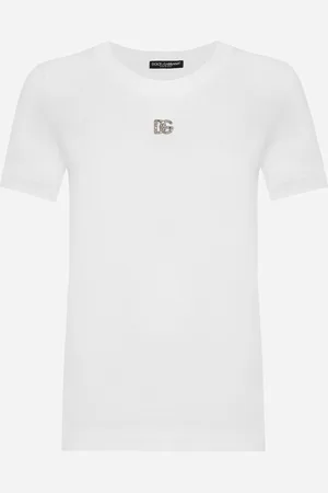 Dolce & Gabbana T-shirt M/corta Giro - Woman T-shirts And Sweatshirts Cotton 36