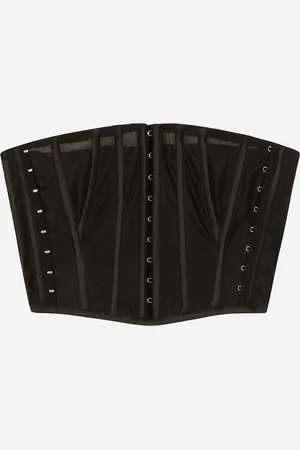 Dolce & Gabbana Marquisette Corset Belt - Woman Belts Fabric 38