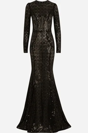 Dolce & Gabbana Long Sequined Mermaid Dress - Woman Dresses 44