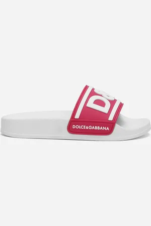 Dolce & Gabbana Rubber Beachwear Sliders - Man Shoes (24-38) Multi-colored Rubber 28