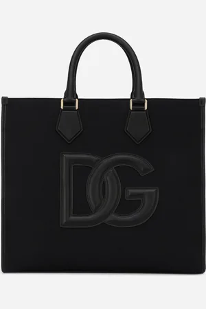 Dolce & Gabbana Canvas Shopper With Calfskin Nappa Details - Man Shoppers Onesize