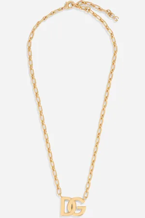 Dolce & Gabbana Chain Necklace With Dg Logo - Man Bijoux Metal Onesize
