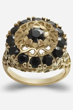 Dolce & Gabbana Cluster Ring With Sapphires - Woman Jewelry Gold 46