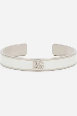 Dolce & Gabbana Rigid Enameled Bracelet With Dg Logo - Woman Bijoux Metal Onesize