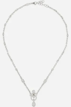 Dolce & Gabbana Easy Diamond Necklace In Gold 18kt And Diamonds - Woman Necklaces Gold Onesize