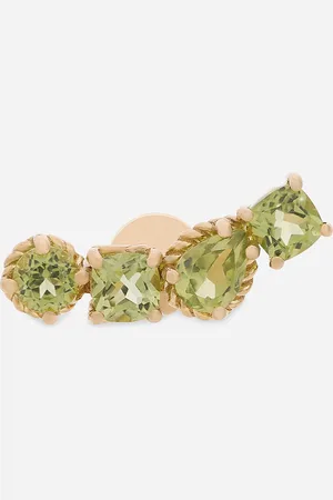 Dolce & Gabbana Anna Earring In Yellow 18kt And Peridots - Woman Earrings Onesize