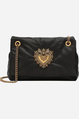 Dolce & Gabbana Medium Devotion Soft Shoulder Bag - Woman Shoulder And Crossbody Bags Leather Onesize