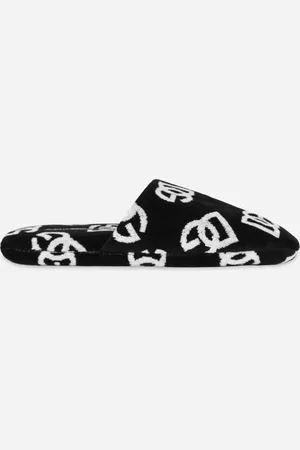 Dolce & Gabbana Jacquard Cotton Terry Slippers - Man Slippers S