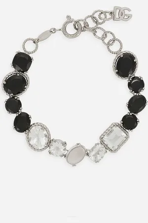 Dolce & Gabbana Anna Bracelet In White Gold 18kt With Spinel And Topazes - Woman Bracelets White Acetate Onesize