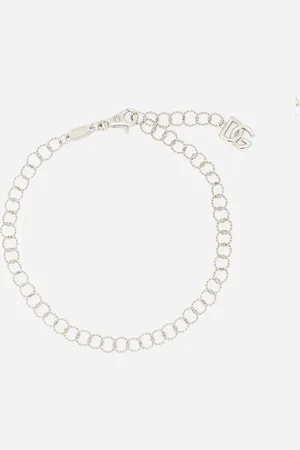 Dolce & Gabbana Rainbow Alphabet Twisted Wire Chain Bracelet In Gold 18kt - Woman Bracelets Gold Onesize