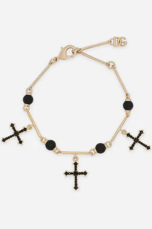 Dolce & Gabbana Bracelet With Cross Charms - Woman Bijoux Metal Onesize