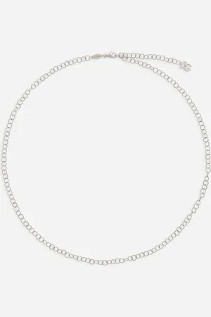 Dolce & Gabbana Twisted Wire Chain Necklace In Gold 18kt - Woman Necklaces Gold Onesize
