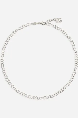 Dolce & Gabbana Twisted Wire Chain Necklace In Gold 18kt - Woman Necklaces Gold Onesize
