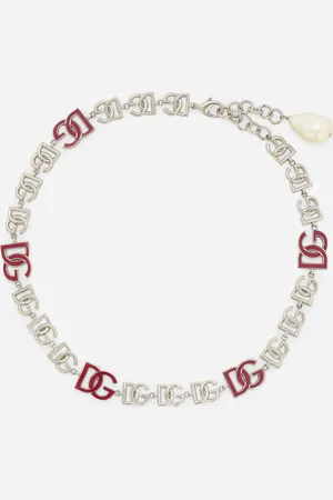 Dolce & Gabbana Short Necklace With Dg Multi-logo - Woman Bijoux Metal Onesize