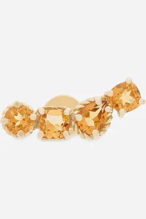Dolce & Gabbana Single Earring In Yellow 18kt With Citrines - Woman Earrings Onesize