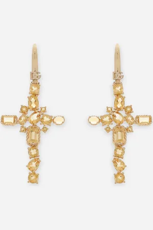 Dolce & Gabbana Anna Earrings In Yellow 18kt With Citrine Quartzes - Woman Earrings Onesize