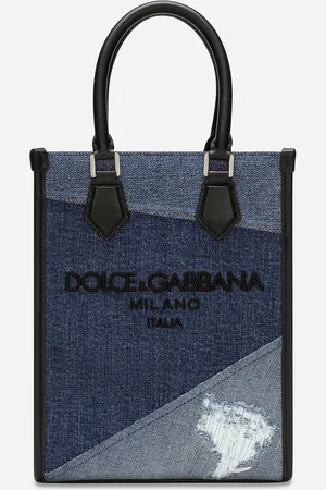 Dolce & Gabbana Small Patchwork Denim Bag - Man Shoppers Multi-colored Onesize