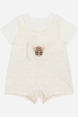 Dolce & Gabbana Tutina Manica Corta - Man Gift Sets And Babygrows Multi-colored 6/9 Months