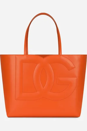 Dolce & Gabbana Medium Calfskin Shopper With Logo - Woman Tote Bags Leather Onesize