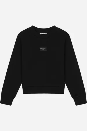 Dolce & Gabbana Felpa Giroc.man.lung - Woman T-shirts And Sweatshirts Black 4 Years