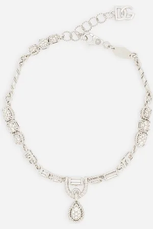 Dolce & Gabbana Easy Diamond Bracelet In Gold 18kt And Diamonds Pavé - Woman Bracelets Gold Onesize
