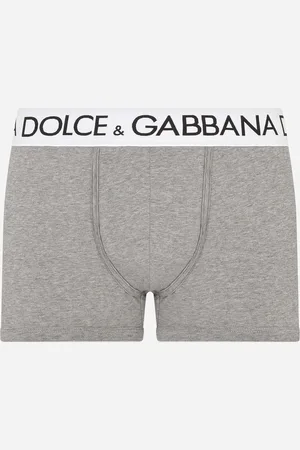 Dolce & Gabbana Two-way-stretch Cotton Jersey Regular-fit Boxers - Man Underwear And Loungewear Gray Cotton 3