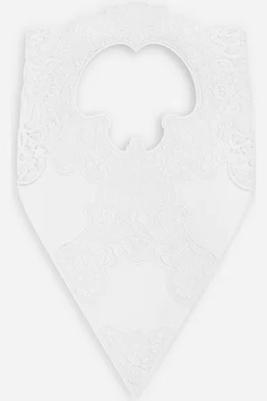 Dolce & Gabbana Cotton Veil With Cut-out Detailing - Woman Hats And Gloves Onesize