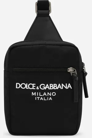 Dolce & Gabbana Nylon Belt Bag With Logo - Man Accessories Onesize