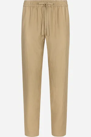 Dolce & Gabbana Linen Jogging Pants - Man Pants And Shorts 52