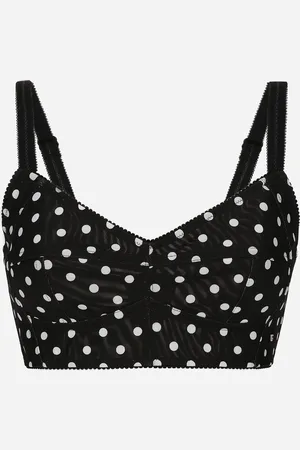 Dolce & Gabbana Polka-dot Marquisette Corset Top - Woman Shirts And Tops 38
