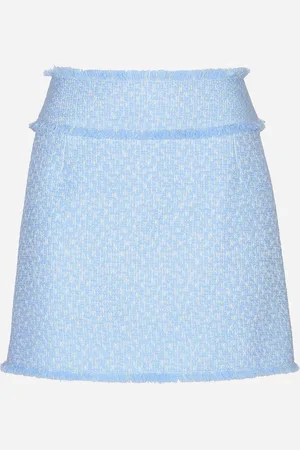 Dolce & Gabbana Raschel Tweed Miniskirt - Woman Skirts 38