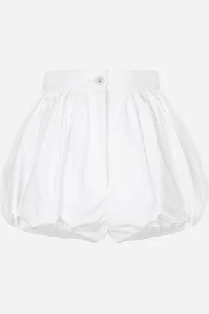 Dolce & Gabbana Cotton Poplin Balloon Culottes - Woman Pants And Shorts 46
