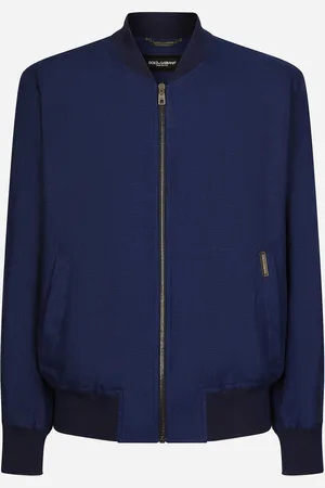Dolce & Gabbana Unlined Linen Bomber Jacket - Man Coats And Jackets 44