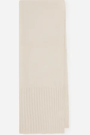 Dolce & Gabbana Cashmere Scarf With Dg Logo Embroidery - Woman Scarves And Silks Onesize