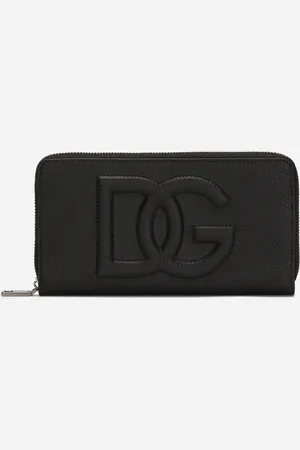 Dolce & Gabbana Zip-around Dg Logo Wallet - Man Wallets And Small Leather Goods Onesize