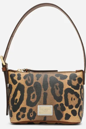 Dolce & Gabbana Leopard-print Crespo Dg Shoulder Bag - Woman Shoulder And Crossbody Bags Onesize