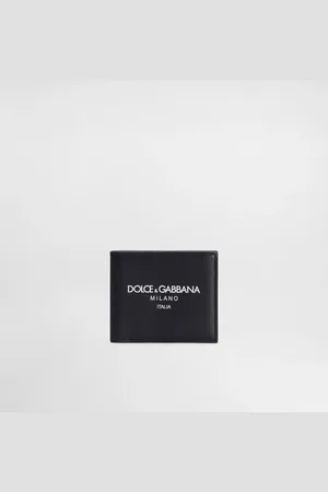 Dolce & Gabbana Calfskin Bifold Wallet - Man Wallets And Small Leather Goods Leather Onesize