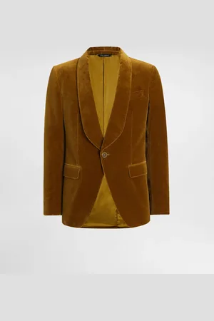 Dolce & Gabbana Velvet Single-breasted Jacket - Man Suits And Blazers 50
