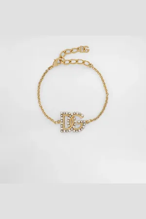 Dolce & Gabbana Fine Link Bracelet With Dg Logo - Woman Bijoux Metal Onesize