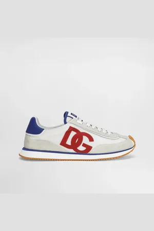 Dolce & Gabbana Mixed-material Dg Cushion Sneakers - Man Sneakers Red 39