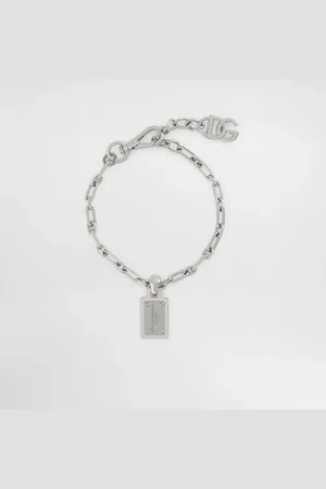 Dolce & Gabbana Bracelet With Logo Tag - Man Bijoux Metal Onesize