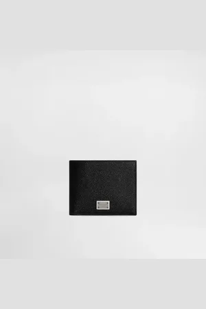 Dolce & Gabbana Calfskin Wallet With Coin Pocket And Logo Tag - Man Wallets And Small Leather Goods Leather Onesize