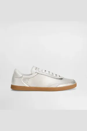 Dolce & Gabbana Saint Tropez Foiled Leather Sneakers - Man Sneakers 39