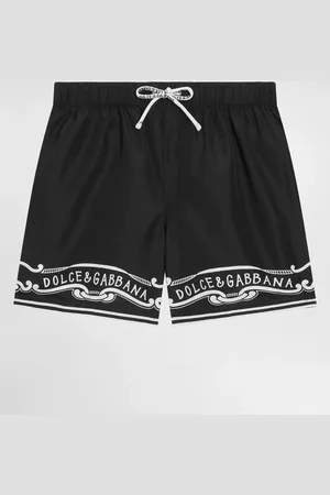 Dolce & Gabbana Fabric Swim Trunks With Bandanna - Man Beachwear 2