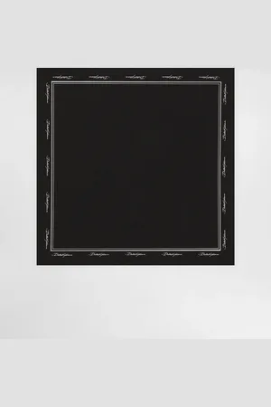 Dolce & Gabbana Silk Scarf With Logo Print - Man Scarves And Silks Onesize