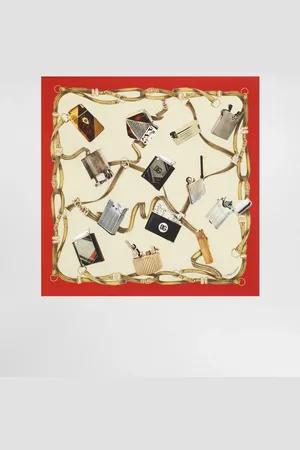 Dolce & Gabbana Silk Scarf With Lighter - Man Scarves And Silks Onesize