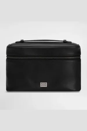 Dolce & Gabbana Calfskin Nappa Leather Toiletry Bag - Man Briefcase And Clutches Onesize